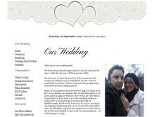 Tablet Screenshot of andrew-and-hannah.gettingmarried.co.uk