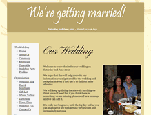 Tablet Screenshot of ellenandolly.gettingmarried.co.uk