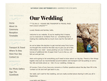 Tablet Screenshot of kellyandsteve.gettingmarried.co.uk