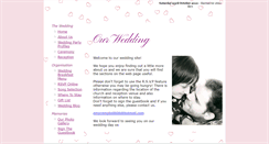 Desktop Screenshot of amy-and-graham.gettingmarried.co.uk