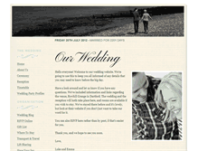 Tablet Screenshot of lukeandemma.gettingmarried.co.uk