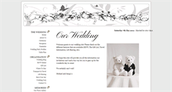 Desktop Screenshot of jacqui-and-michael.gettingmarried.co.uk