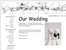 Tablet Screenshot of jacqui-and-michael.gettingmarried.co.uk