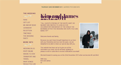 Desktop Screenshot of kimandjames.are.gettingmarried.co.uk