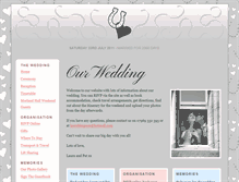 Tablet Screenshot of laura-and-pat.gettingmarried.co.uk