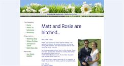 Desktop Screenshot of mattandrosie.gettingmarried.co.uk