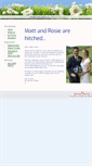 Mobile Screenshot of mattandrosie.gettingmarried.co.uk