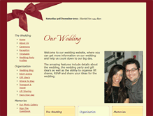 Tablet Screenshot of matthew-and-chantelle.gettingmarried.co.uk