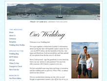 Tablet Screenshot of davidandkristina.gettingmarried.co.uk