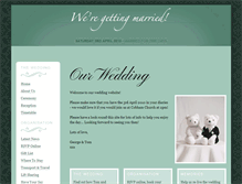 Tablet Screenshot of georginaandtom.gettingmarried.co.uk