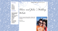 Desktop Screenshot of claireandjohn.gettingmarried.co.uk