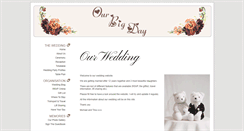 Desktop Screenshot of michaelandtina.gettingmarried.co.uk