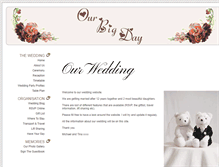 Tablet Screenshot of michaelandtina.gettingmarried.co.uk