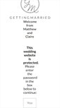 Mobile Screenshot of bearandmatt.gettingmarried.co.uk