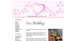 Desktop Screenshot of mel-and-pete.gettingmarried.co.uk