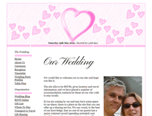 Tablet Screenshot of mel-and-pete.gettingmarried.co.uk