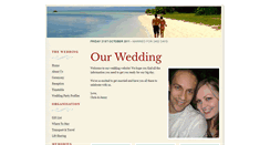 Desktop Screenshot of chrisjenny.gettingmarried.co.uk