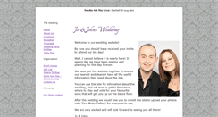 Desktop Screenshot of johnandjo.gettingmarried.co.uk