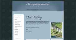 Desktop Screenshot of davidandelish.gettingmarried.co.uk