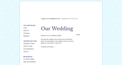 Desktop Screenshot of charlotte-and-justin.gettingmarried.co.uk
