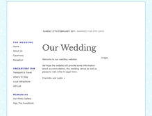 Tablet Screenshot of charlotte-and-justin.gettingmarried.co.uk