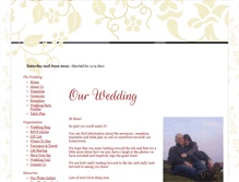Tablet Screenshot of col-and-marg.gettingmarried.co.uk