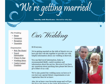 Tablet Screenshot of michaelandjennifer.gettingmarried.co.uk