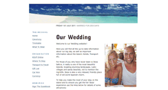 Desktop Screenshot of jeremyandabbe.gettingmarried.co.uk