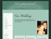 Tablet Screenshot of paulandkelly.gettingmarried.co.uk