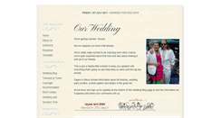 Desktop Screenshot of jayneandmatt.gettingmarried.co.uk