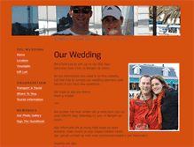 Tablet Screenshot of mark-and-kristel.gettingmarried.co.uk
