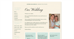 Desktop Screenshot of charlieandollieare.gettingmarried.co.uk