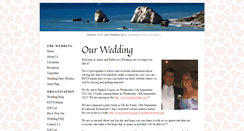 Desktop Screenshot of jamieandrebecca.gettingmarried.co.uk