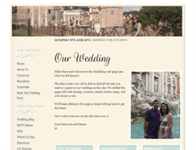 Tablet Screenshot of deanandcara.gettingmarried.co.uk