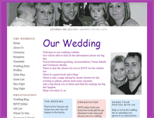 Tablet Screenshot of jamesandfrances.gettingmarried.co.uk