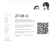 Tablet Screenshot of noussommes.gettingmarried.co.uk