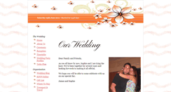 Desktop Screenshot of jamesandsophieswedding.gettingmarried.co.uk