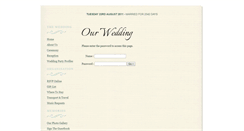 Desktop Screenshot of mrandmrspicardo.gettingmarried.co.uk