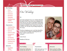 Tablet Screenshot of nickandheather.gettingmarried.co.uk