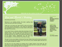Tablet Screenshot of dan-and-harriet.gettingmarried.co.uk