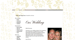 Desktop Screenshot of bjornjules.gettingmarried.co.uk