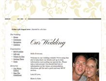 Tablet Screenshot of bjornjules.gettingmarried.co.uk