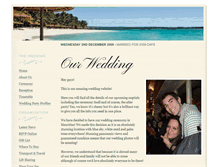 Tablet Screenshot of emilyandstu.gettingmarried.co.uk