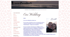 Desktop Screenshot of clareandralph.gettingmarried.co.uk