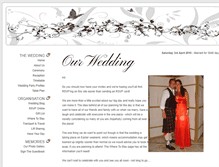 Tablet Screenshot of louiseandneilare.gettingmarried.co.uk