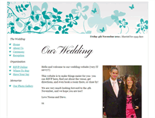 Tablet Screenshot of daveandneena.gettingmarried.co.uk