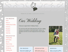 Tablet Screenshot of angie-and-matt.gettingmarried.co.uk