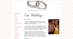 Desktop Screenshot of joanna-and-michael.gettingmarried.co.uk