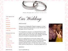 Tablet Screenshot of joanna-and-michael.gettingmarried.co.uk