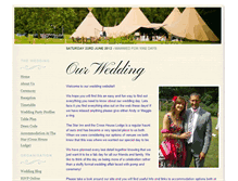 Tablet Screenshot of andy-and-maggie.gettingmarried.co.uk